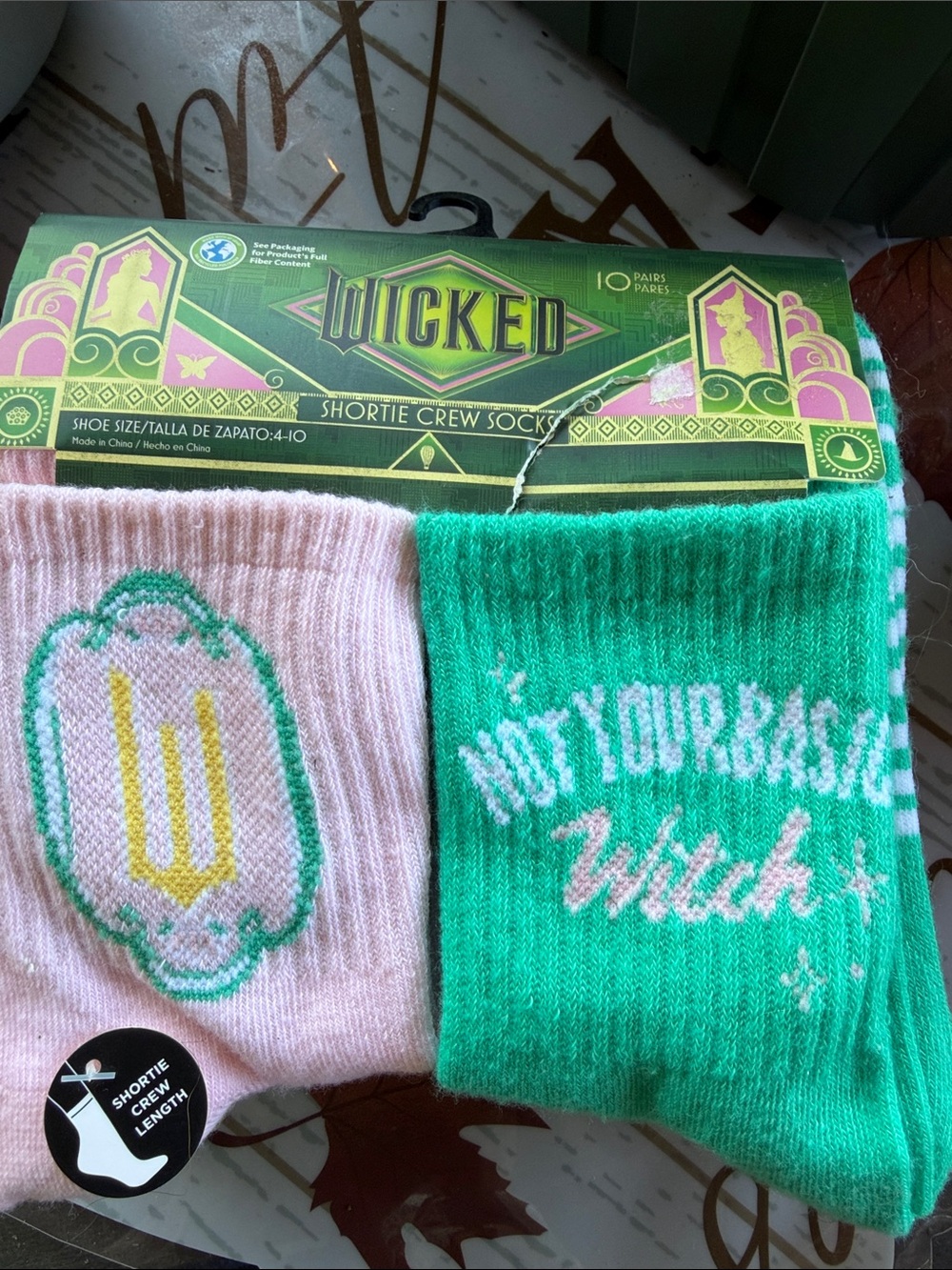 Wicked womenās/girls Crew Socks ā new 10 pair
